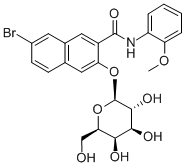 (萘酚-AS-BI)-Β-D-吡喃半乳糖苷,51349-63-4,结构式
