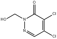 4,5-DICHLORO-2-(HYDROXYMETHYL)-2,3-DIHYDROPYRIDAZIN-3-ONE Structure