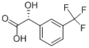 (R)-(3-トリフルオロメチル)マンデル酸 化学構造式
