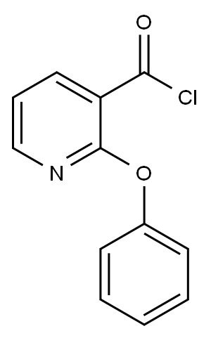 2-PHENOXYPYRIDINE-3-CARBONYL CHLORIDE Structure