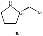 L-2-(Bromomethyl)pyrrolidine hydrobromide, 51368-34-4, 结构式