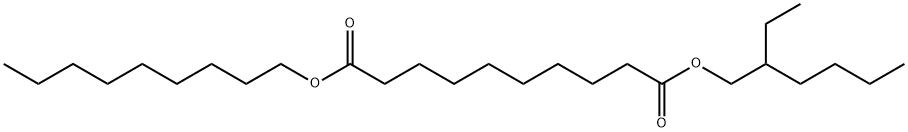 2-ethylhexyl nonyl sebacate  Struktur