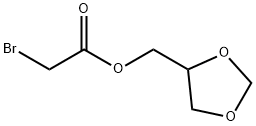 1,3-二氧戊环-4-基甲基溴乙酸酯	, 5137-36-0, 结构式