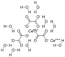 しゅう酸セリウム(Ⅲ)九水和物 化学構造式