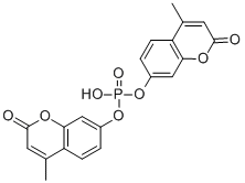 BIS(4-METHYLUMBELLIFERYL)PHOSPHATE Structure