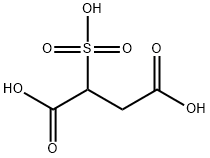 スルホこはく酸 化学構造式