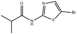 Propanamide,  N-(5-bromo-2-thiazolyl)-2-methyl- Structure