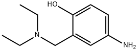 4-AMINO-ALPHA-DIETHYLAMINO-O-CRESOL Struktur