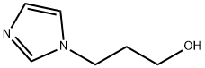 1-(3-ヒドロキシプロピル)-1H-イミダゾール 化学構造式