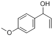 1-(4-メトキシフェニル)-2-プロペン-1-オール 化学構造式