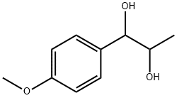 1-(4-methoxyphenyl)propane-1,2-diol 结构式