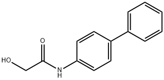 N-(1,1'-Biphenyl)-4-yl-2-hydroxyacetamide 结构式
