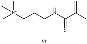 トリメチル[3-(メタクリロイルアミノ)プロピル]アミニウム·クロリド 化学構造式