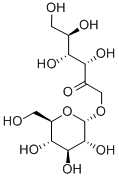 1-O-α-D-グルコピラノシル-D-フルクトース 化学構造式