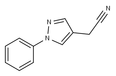 51412-23-8 2-(1-苯基-1H-吡唑-4-基)乙腈