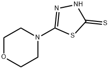 5-吗啉-4-基-1,3,4-噻唑-2-硫醇, 51412-74-9, 结构式