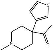 1-(1-methyl-4-(thiophen-3-yl)piperidin-4-yl)ethanone,514181-52-3,结构式