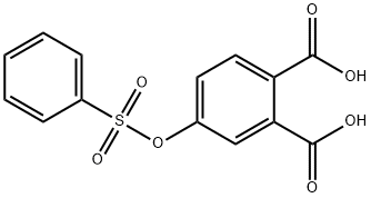 4-[(phenylsulphonyl)oxy]phthalic acid 结构式