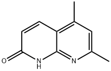 5,7-二甲基-1,8-萘啶-2(1H)-酮 结构式