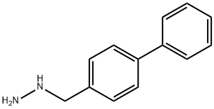 BIPHENYL-4-YLMETHYL-HYDRAZINE 结构式