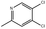 4,5-DICHLORO-2-METHYLPYRIDINE 结构式