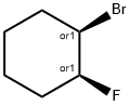 Cyclohexane, 1-bromo-2-fluoro-, cis- Struktur