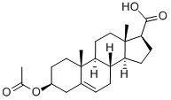 (-)-3-Β-乙酰-5-原烯酸 结构式