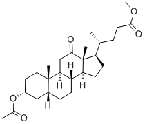 12-KETOLITHOCHOLIC ACID ACETATE, METHYL ESTER Structure