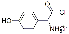 (R)-[2-chloro-1-(4-hydroxyphenyl)-2-oxoethyl]ammonium chloride Struktur