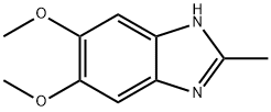 2-METHYL-5,6-DIMETHOXYBENZIMIDAZOLE, 51437-32-2, 结构式