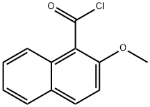 2-methoxynaphthalene-1-carbonyl chloride 结构式