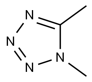 1,5-二甲基四唑, 5144-11-6, 结构式