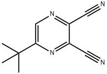 5-tert-butylpyrazine-2,3-dicarbonitrile Struktur