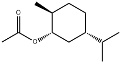 [1S-(1alpha,2beta,5alpha)]-5-(isopropyl)-2-methylcyclohexyl acetate Struktur
