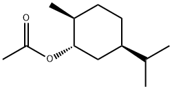 [1S-(1alpha,2beta,5beta)]-5-(isopropyl)-2-methylcyclohexyl acetate Structure
