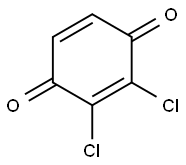 2,3-Dichloro-1,4-benzoquinone Structure