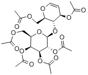 ヘキサ-O-アセチル-ラクタール 化学構造式
