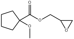 Cyclopentanecarboxylic acid, 1-methoxy-, oxiranylmethyl ester (9CI),51452-71-2,结构式