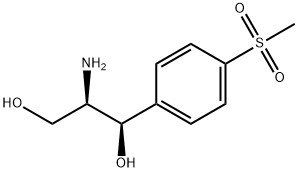 [R(R*,R*]-2-amino-1-[p-(methylsulphonyl)phenyl]propane-1,3-diol Structure