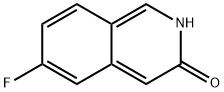 3(2H)-Isoquinolinone, 6-fluoro- Structure