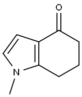 1-甲基-1,5,6,7-四氢吲哚-4-酮 结构式