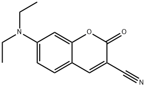7-(ジエチルアミノ)クマリン-3-カルボニトリル 化学構造式