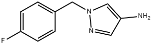 1-(4-FLUOROBENZYL)-1H-PYRAZOL-4-AMINE Struktur