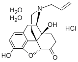 Naloxone hydrochloride dihydrate Struktur