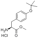 邻叔丁基- L-酪氨酸甲酯盐酸盐 结构式