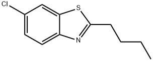 Benzothiazole, 2-butyl-6-chloro- (9CI) 结构式