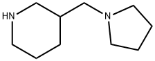 3-PYRROLIDIN-1-YLMETHYL-PIPERIDINE Struktur