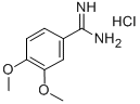 3,4-二甲氧基苄脒盐酸盐 结构式