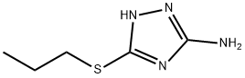 3-(PROPYLTHIO)-1H-1,2,4-TRIAZOL-5-AMINE Structure