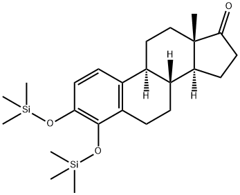 3,4-ビス[(トリメチルシリル)オキシ]エストラ-1,3,5(10)-トリエン-17-オン 化学構造式
